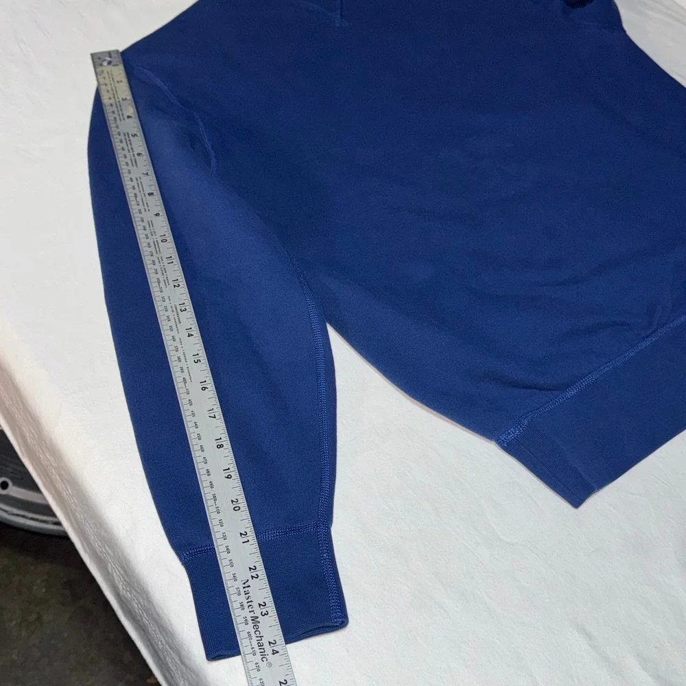 Polo Ralph Lauren Crewneck Sweatshirt Mens M Royal Blue w/ Green Pony Longsleeve
